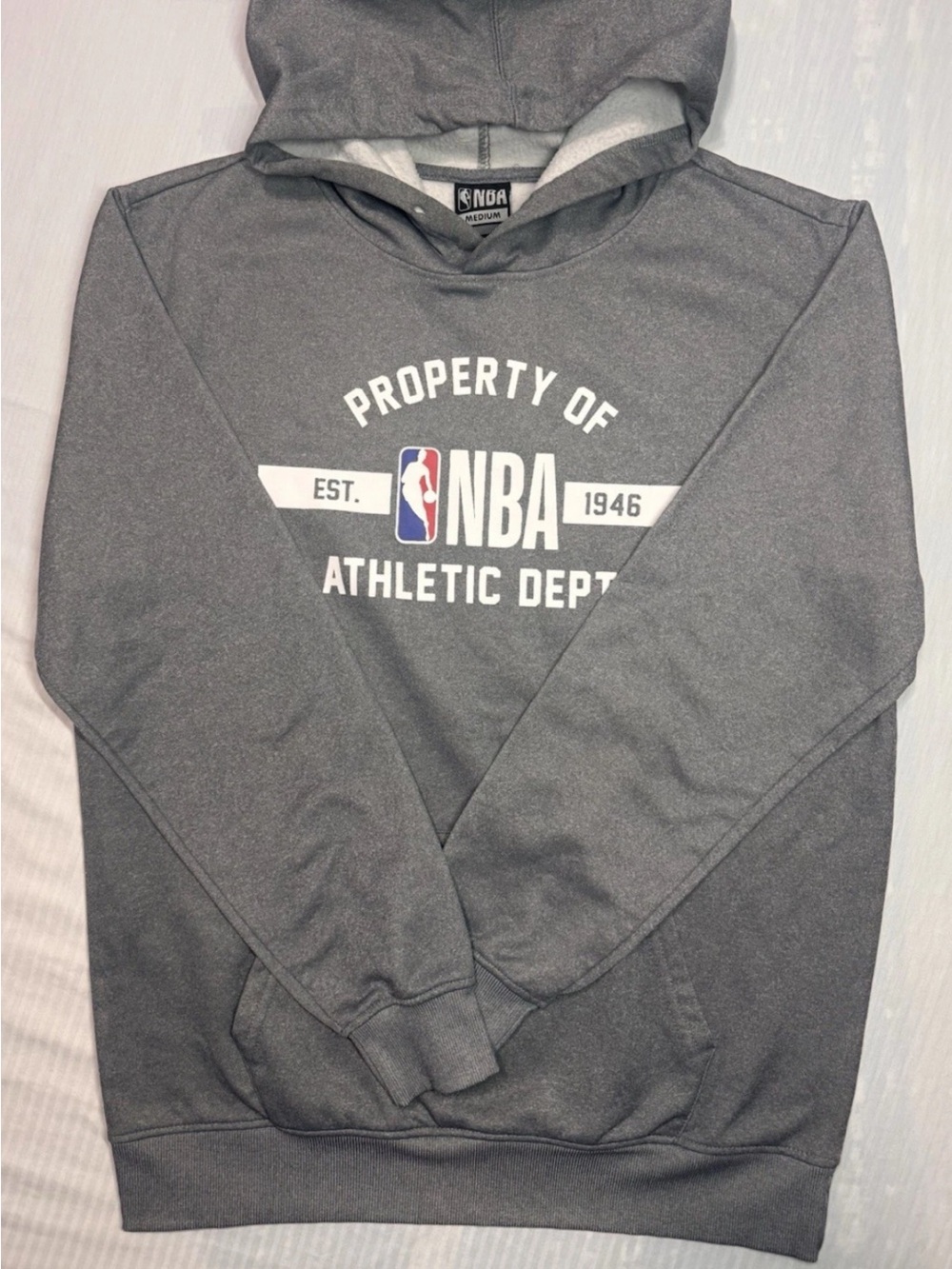 NBA Dark Gray 'Property of NBA Athletic Dept' Pullover Hoodie